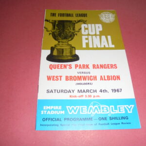 1967 QPR v WBA (LEAGUE CUP FINAL)