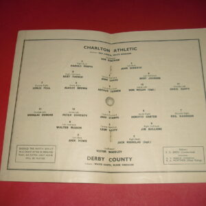 1946 CHARLTON V DERBY FA CUP FINAL