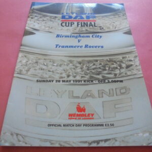 1991 BIRMINGHAM v TRANMERE (LEYLAND DAF CUP FINAL)