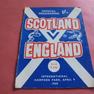 1960 SCOTLAND v ENGLAND