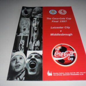 1997 LEICESTER v MIDDLESBROUGH (LEAGUE CUP FINAL)
