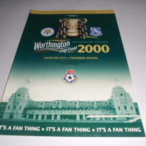 2000 LEICESTER v TRANMERE (LEAGUE CUP FINAL)